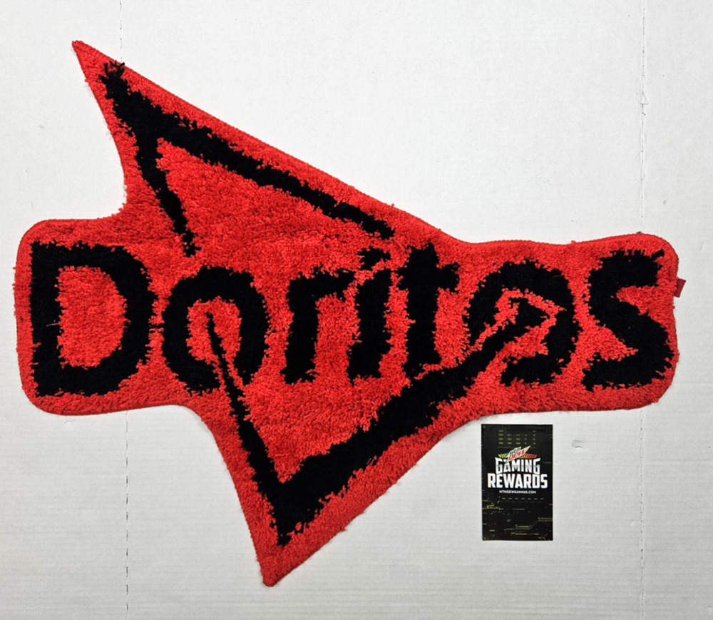 Mountain Dew Doritos Gaming Tufted Rug Limited Edition Promo Exclusive New